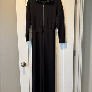 SPANX Black Jumpsuit with Zipper